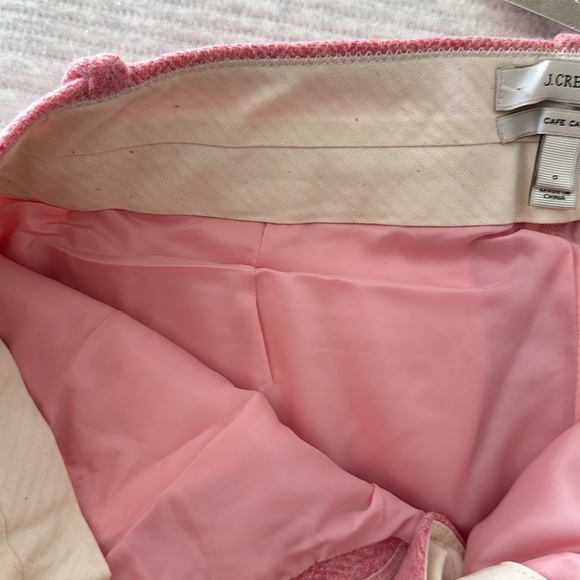 J Crew pink wool trouser size 0 - Picture 4 of 6